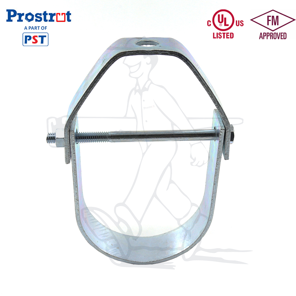 UL FM Listed Galvanized Steel Adjustable Pipe Hanger Clevis Hanger Conduit Hangers