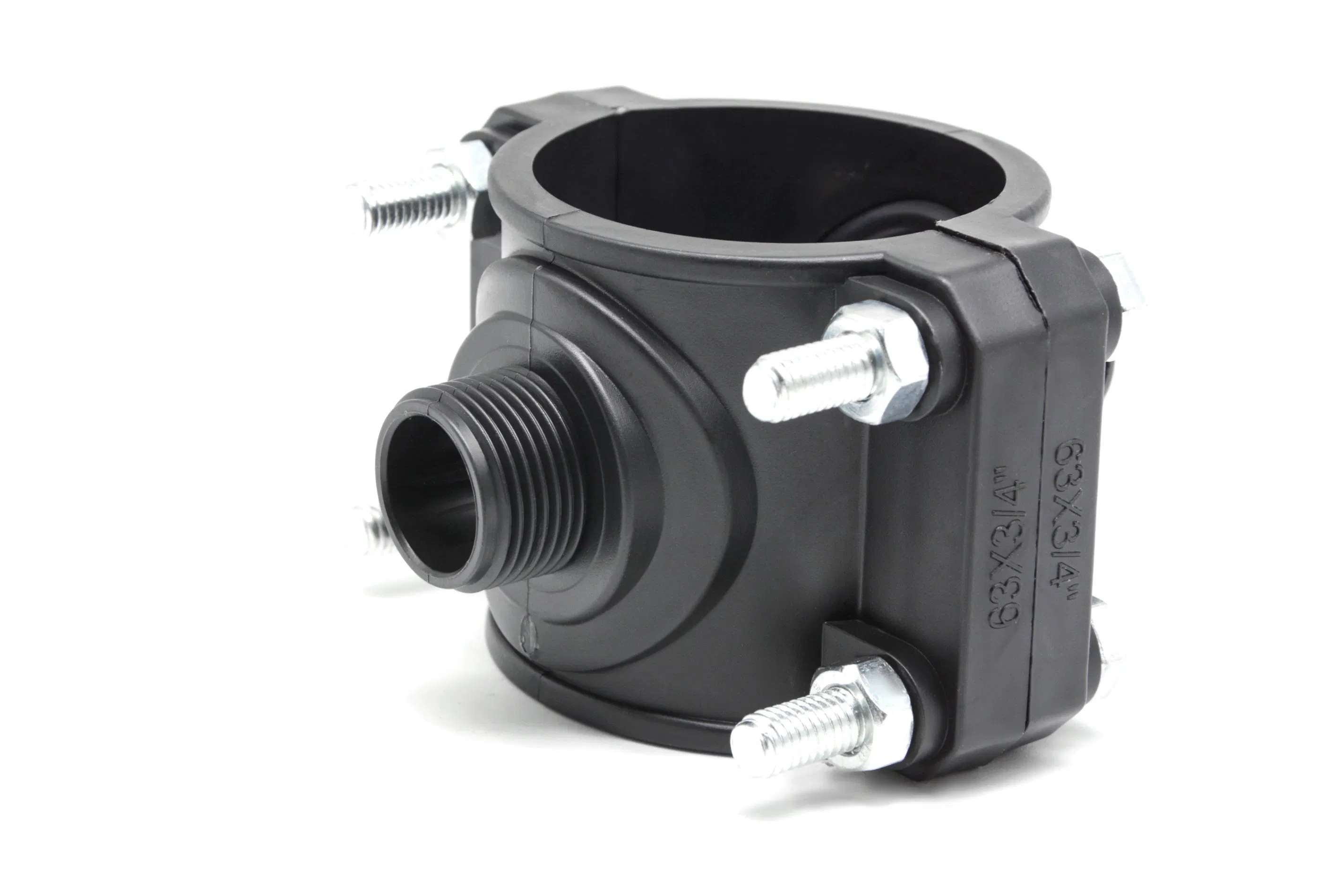 Plastic PE Pipe Clamp Saddle Coupling Saddle for Water Supply and Irrigation