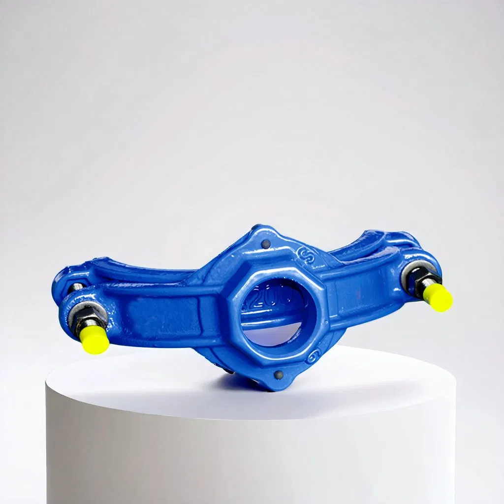 Small Tapping Saddle for PE/PVC Pipe ISO9001 Pipe Repair Clamp