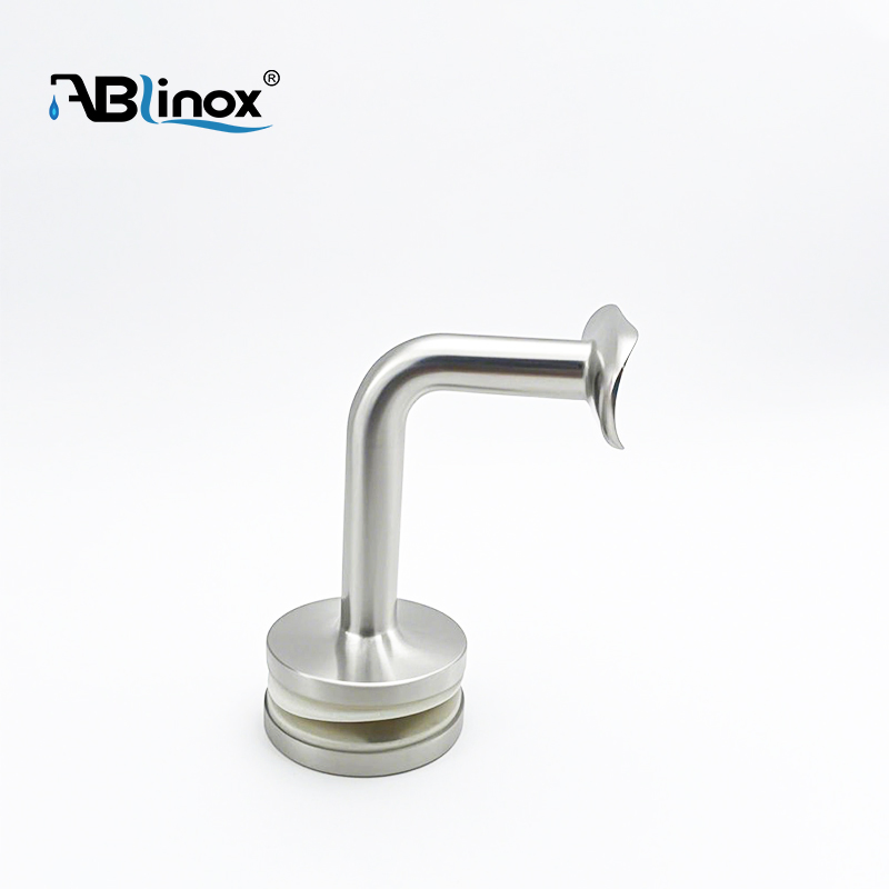 Stainless Steel Handrail Bracket Pipe Tube Railing Glass Post Adjustable Support