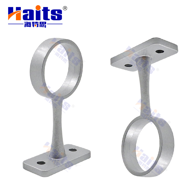 Chrome Middle Nickel Round Pipe Holder Support
