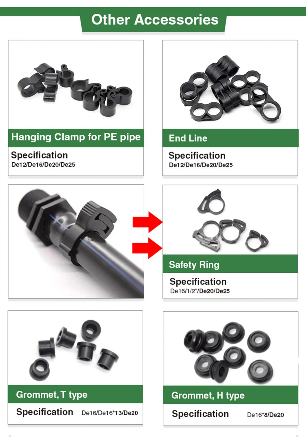 Heavy-Duty LDPE Pipe Support