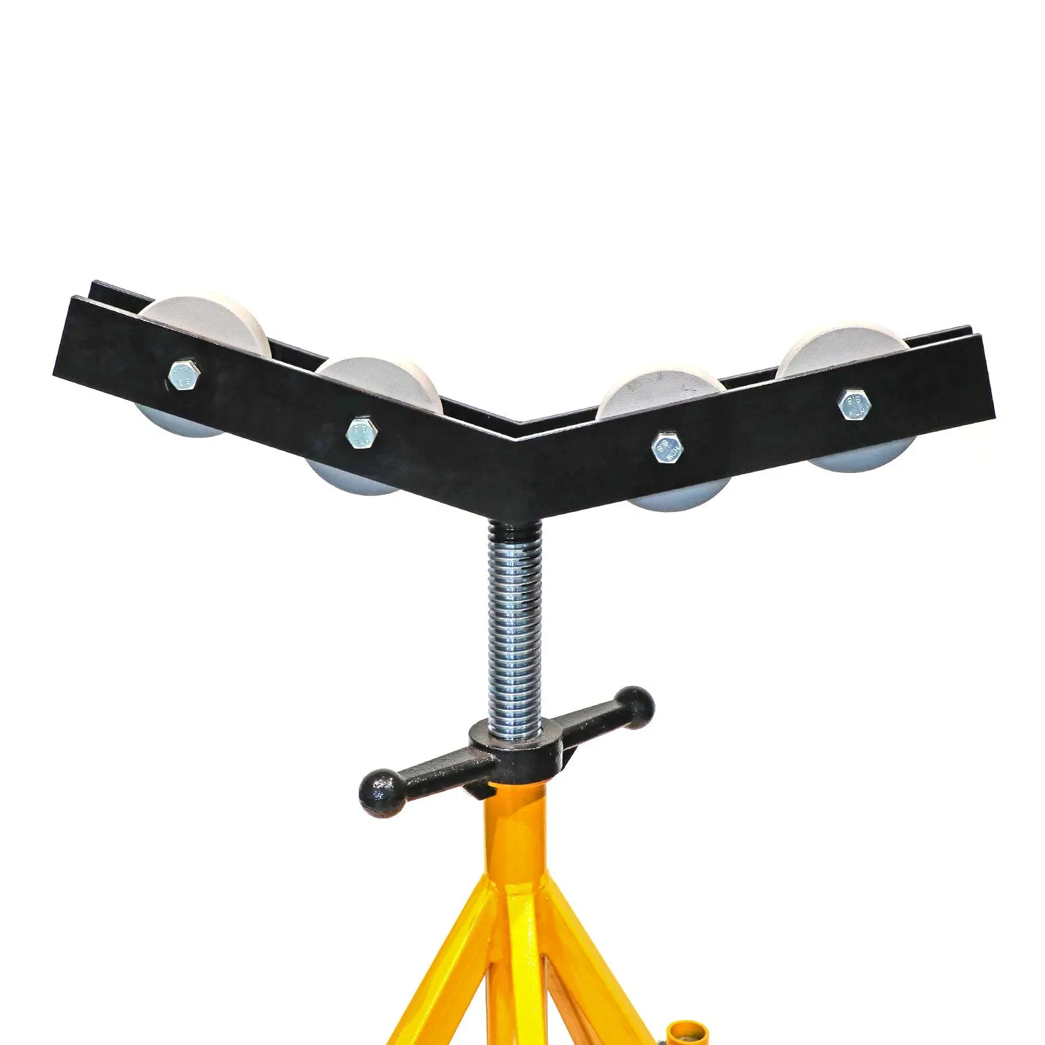 New Model H405 Pipe Stands Big Steel Pipe Support 40 Inch with Roller Bracket Multi Function Tube Support