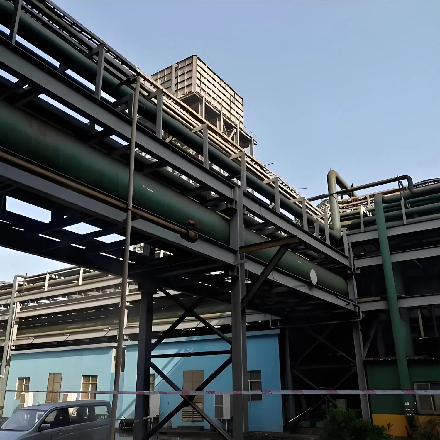 Customized Production of High-Strength Industrial Pipe Support Steel Structure