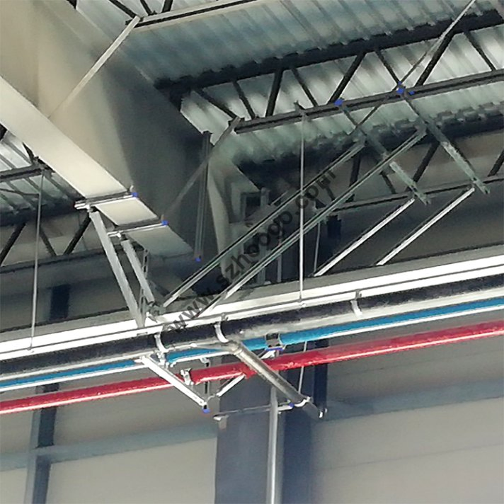 Seismic Sway Bracing Set FM Approved Pipe Supports for FM Sprinkle System