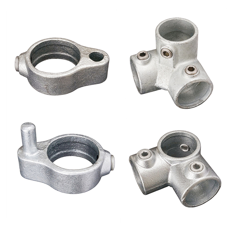 Galvanized Clamp Pipe Fittings Cast Iron Key Clamps for Handrail System