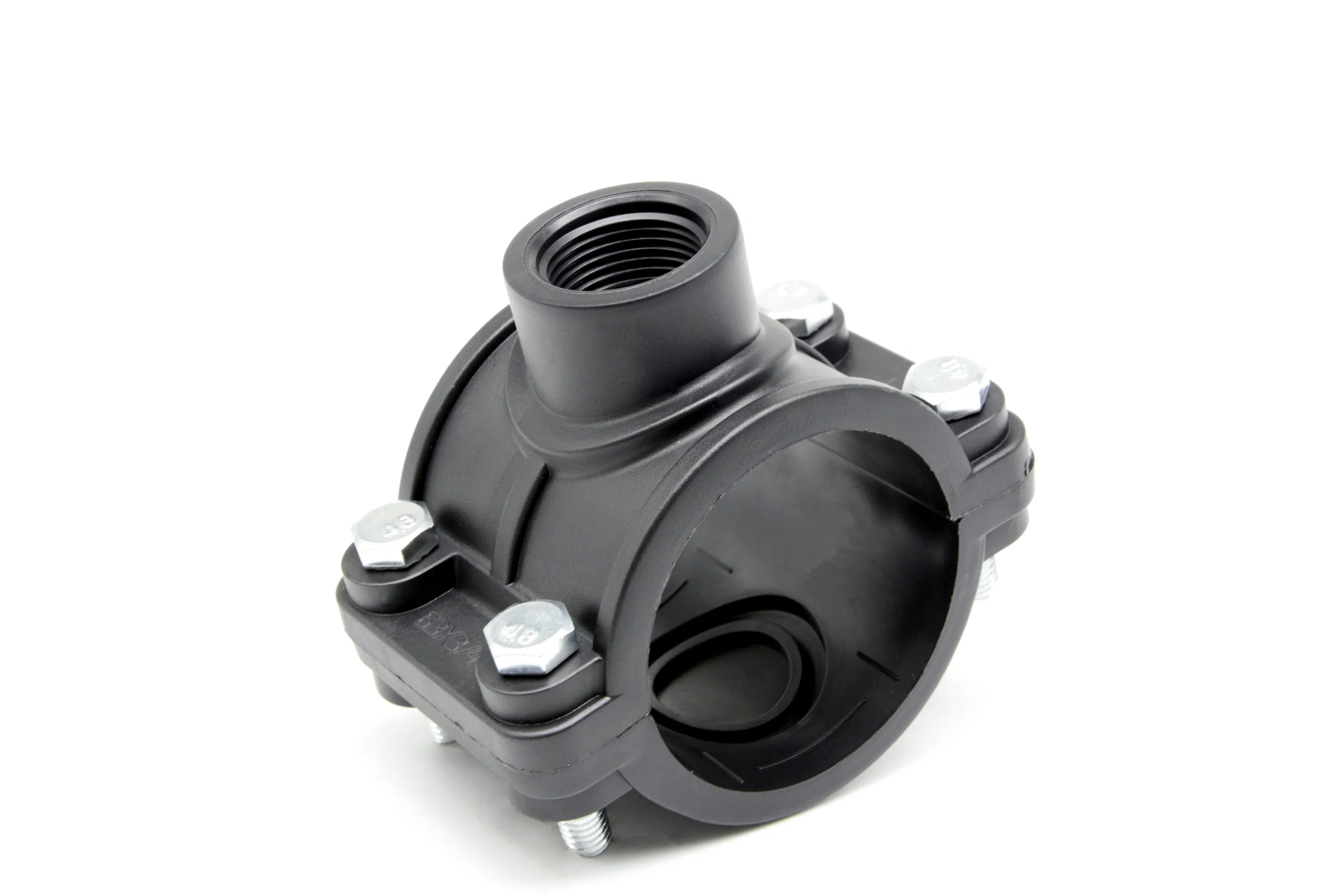 Plastic PE Pipe Clamp Saddle Coupling Saddle for Water Supply and Irrigation