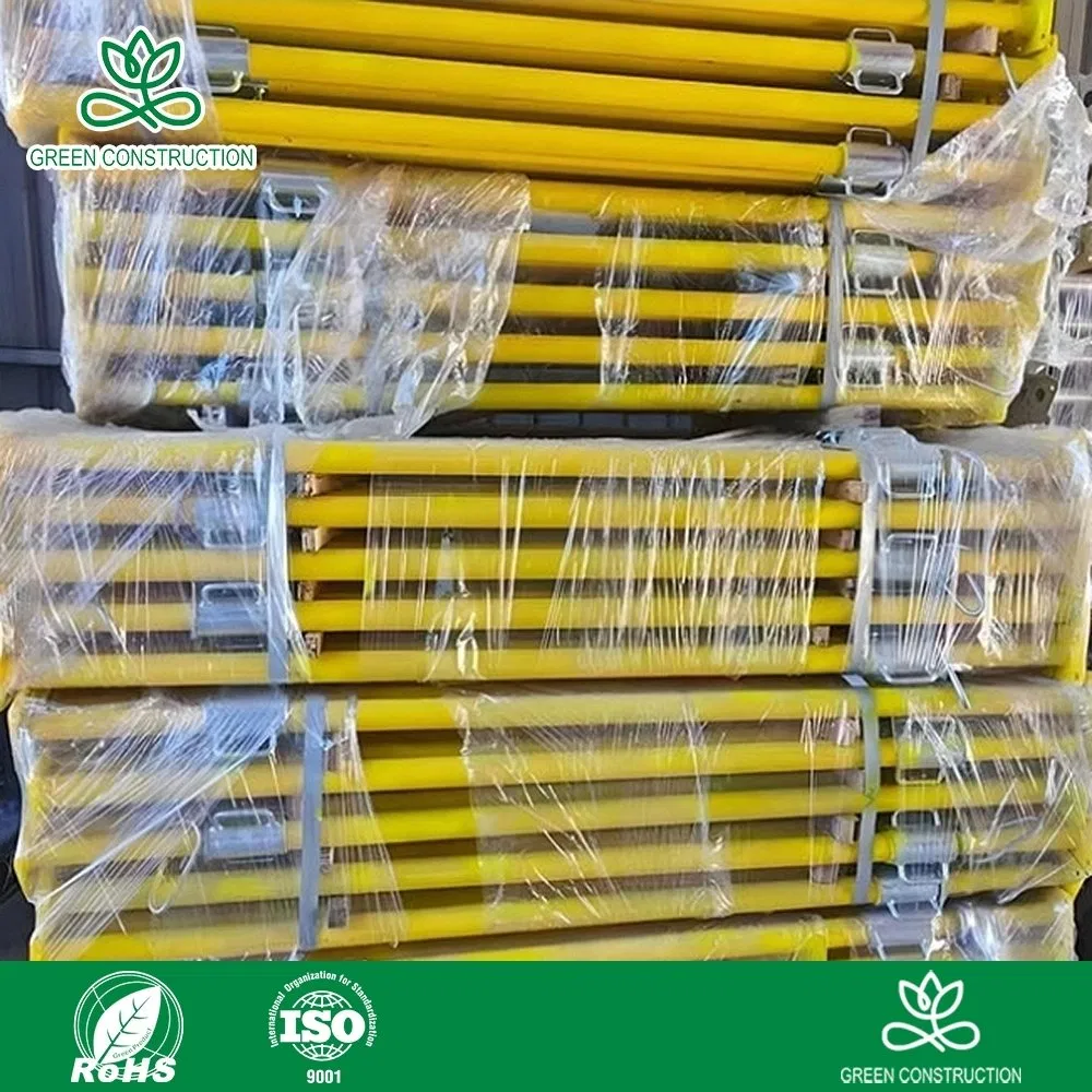 Green Construction Shoring Scaffolding Steel Props Manufacturers Strong Weather Resistance Heavy Duty Construction Support