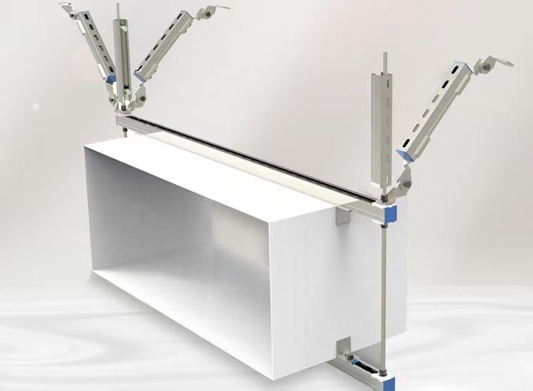 Integrated Pipe Building Support with Durable Earthquake-Resistant Bracket Technology