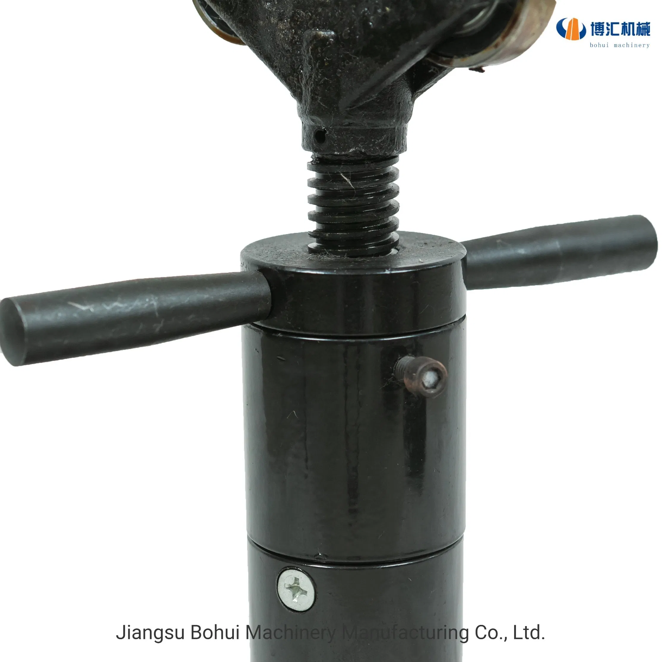 Small Black Durable Roller Head Pipe Stand Pipe Support
