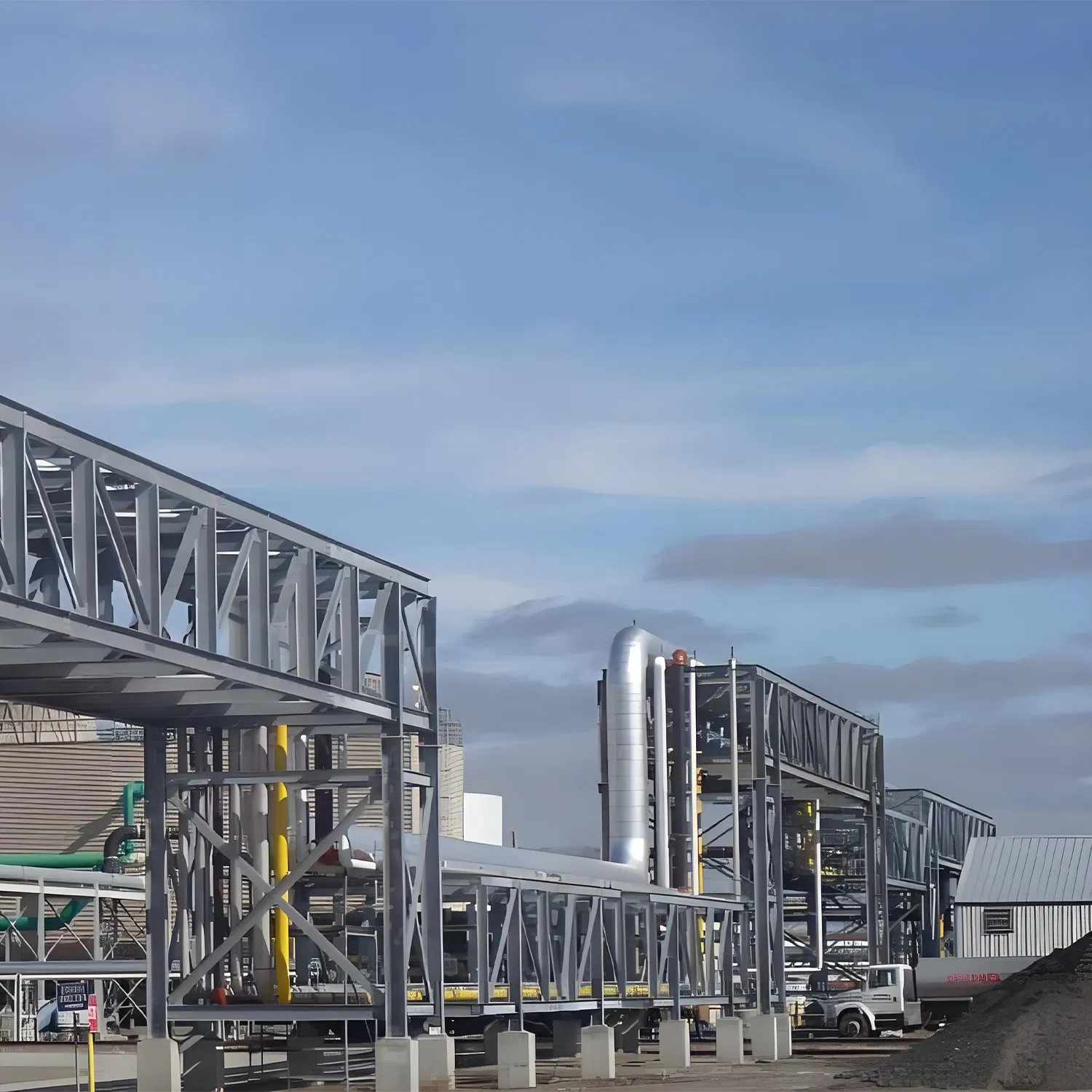 Steel Structure Pipe Support Design and Construction Scheme