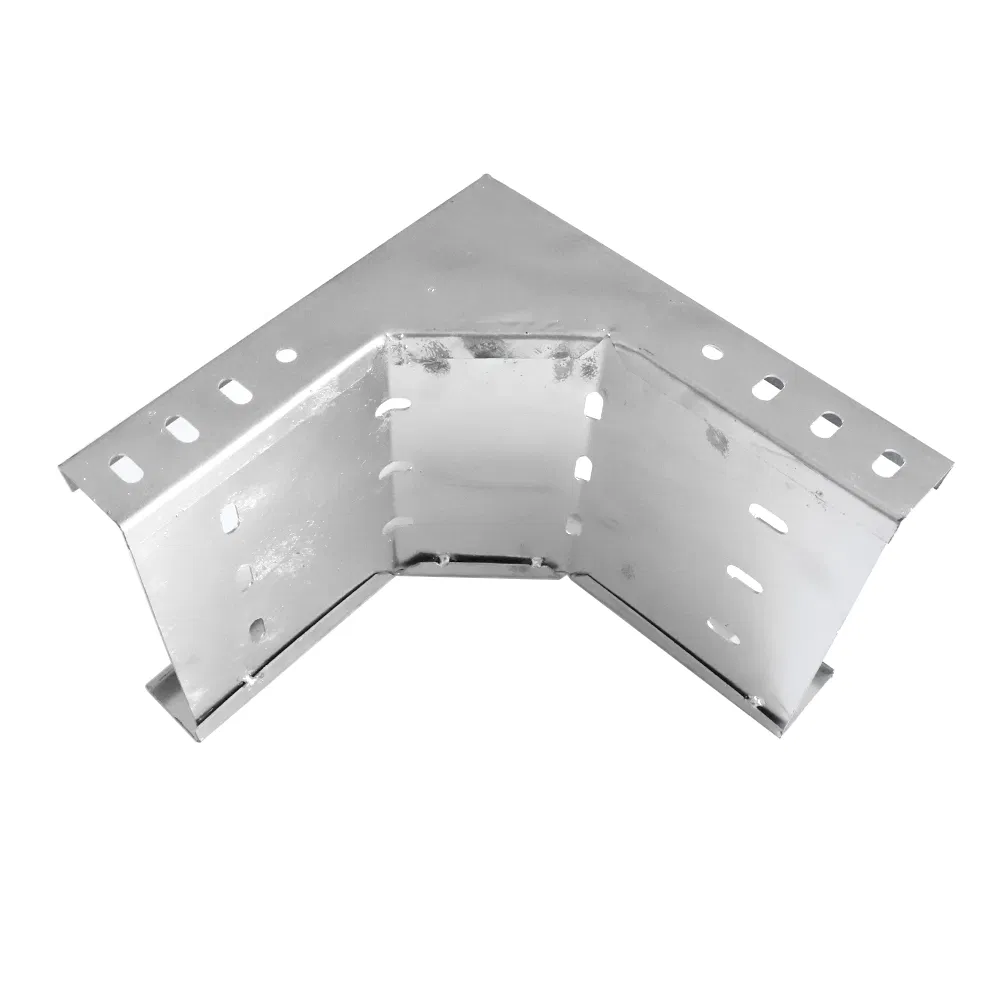 Galvanized Steel Cable Ladder Tray Support System Tee and Elbow with Cover