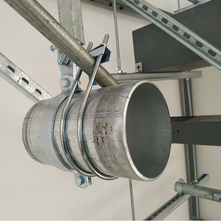 Dual U-Bolt Pipe Support Bracket and Saddle