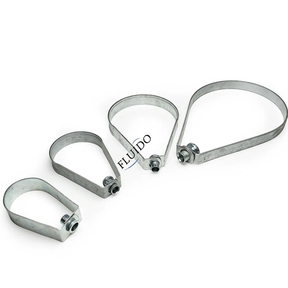 High Quality 3/8-16 Unc Swivel Steel Sprinkler Loop Pipe Hangers Clevis Clamp Hanger