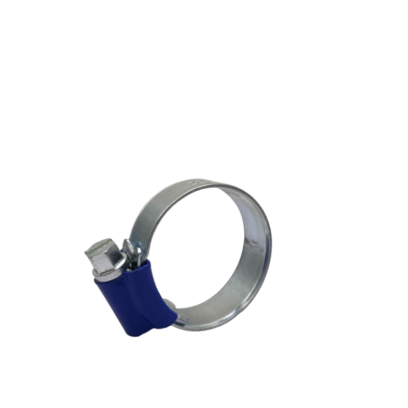 19-28 User-Friendly Blue British Type Hose and Pipe Clamps