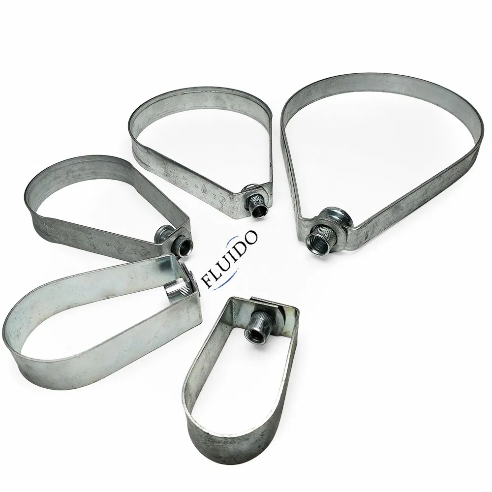 High Quality 3/8-16 Unc Swivel Steel Sprinkler Loop Pipe Hangers Clevis Clamp Hanger
