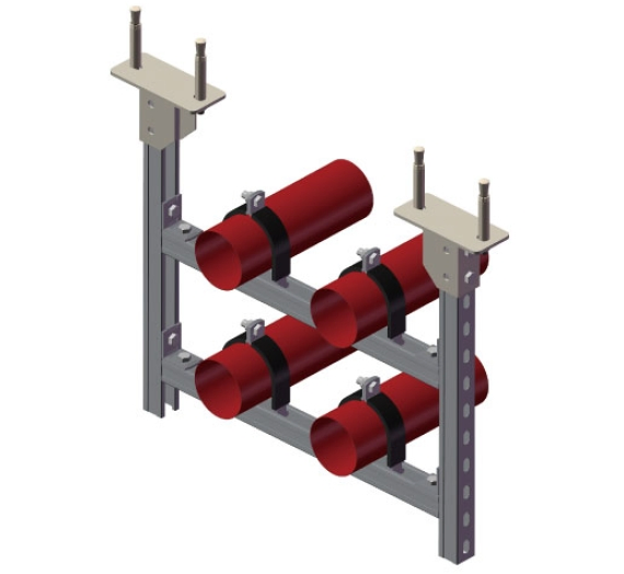 Finished Pipe Support and Hanger