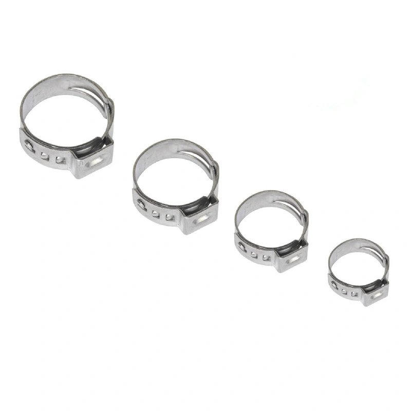 304 Stainless Steel Single Ear Pinch Hose Clamps