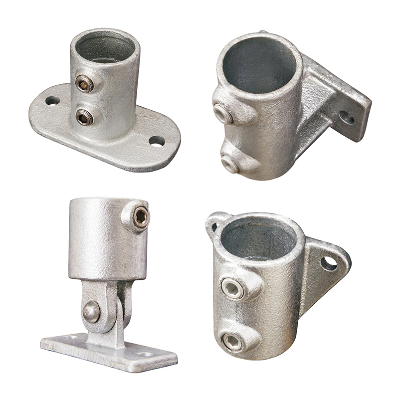 Galvanized Clamp Pipe Fittings Cast Iron Key Clamps for Handrail System