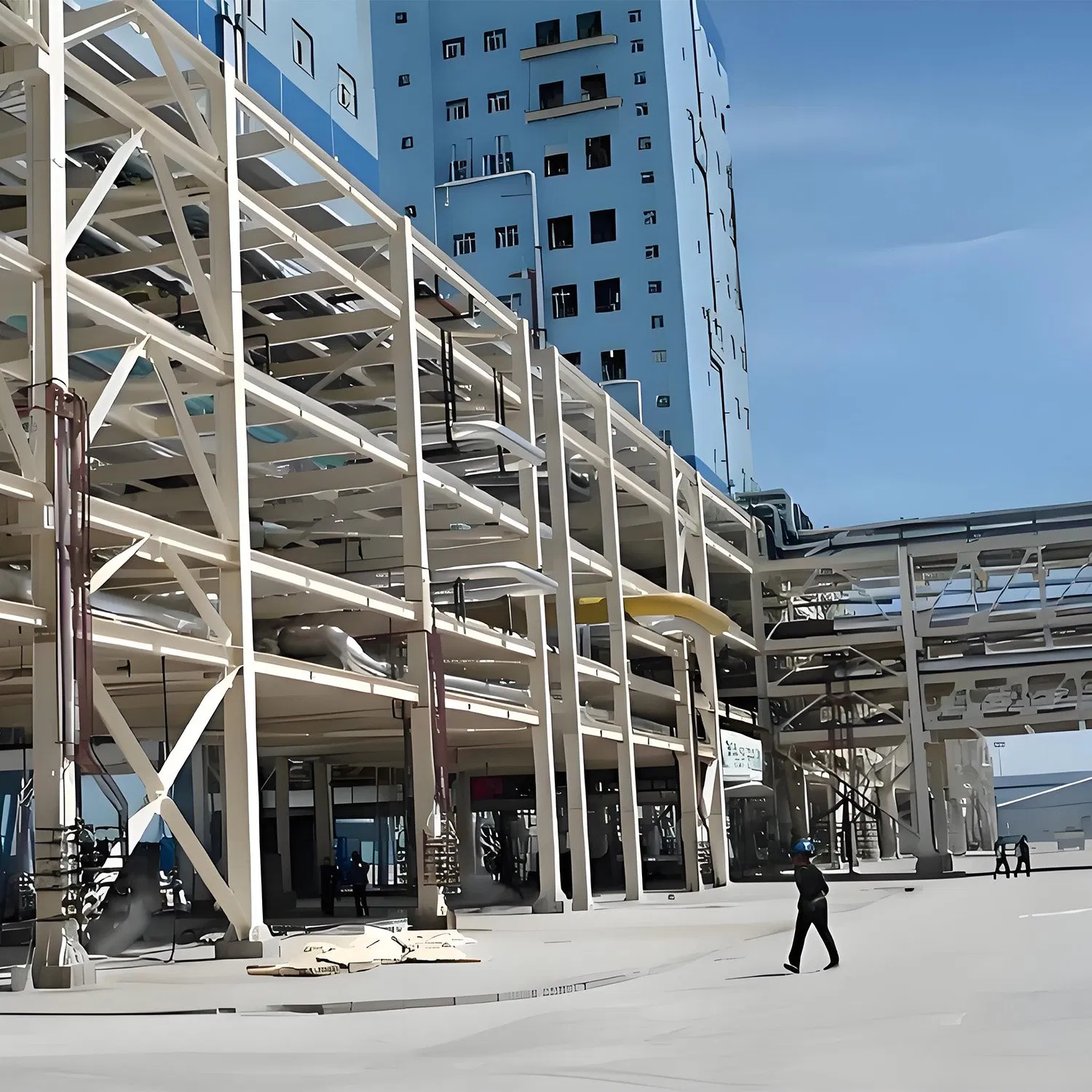 Customized Production of High-Strength Industrial Pipe Support Steel Structure