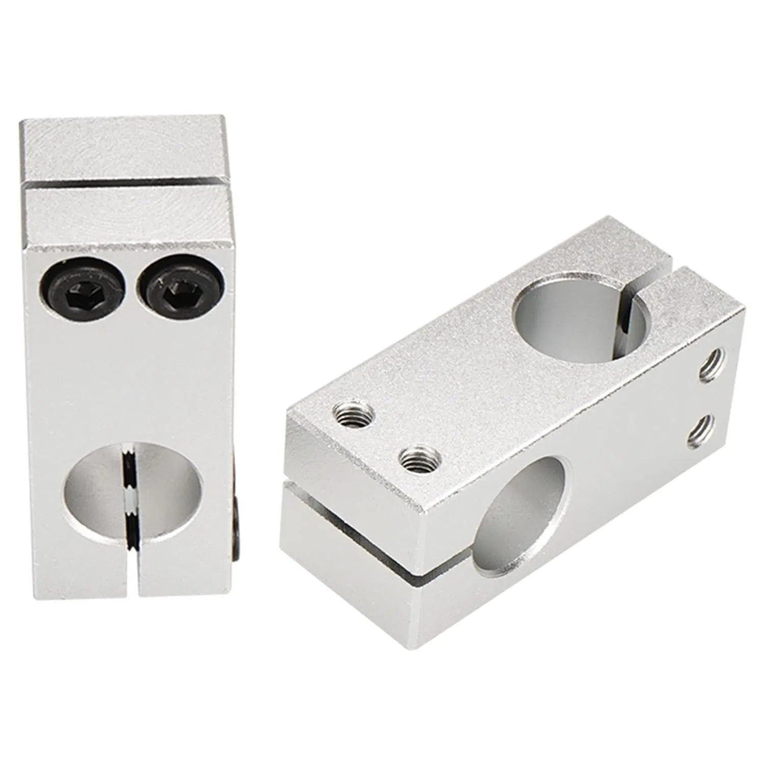 Optical Axis Cross Block Pillar Fixing Clamp Vertical Fixed Diameter Fastening Aluminum Alloy Steel Pipe Support