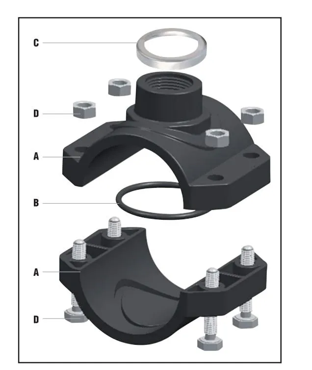 HDPE Fitting Saddle