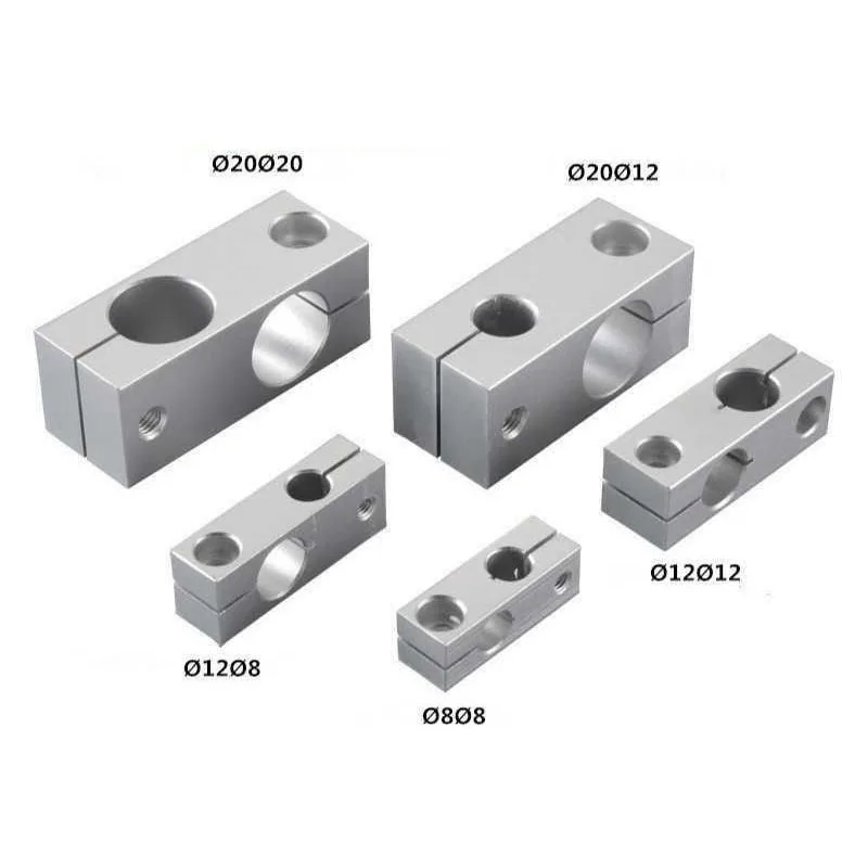 Optical Axis Cross Block Pillar Fixing Clamp Vertical Fixed Diameter Fastening Aluminum Alloy Steel Pipe Support