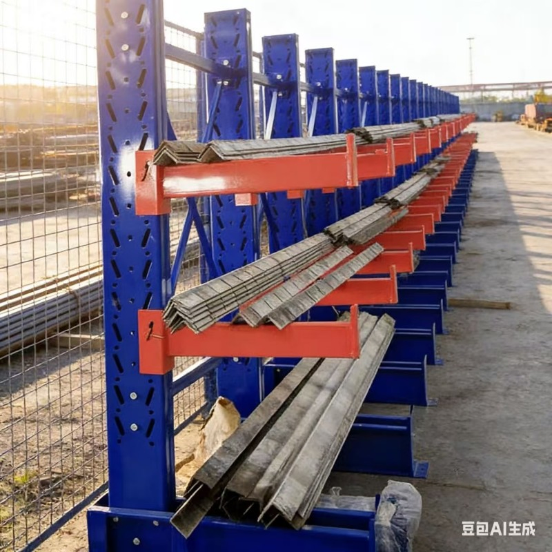 Adjustable Heavy-Duty Cantilever Bracket, Sturdy Pipe Support.