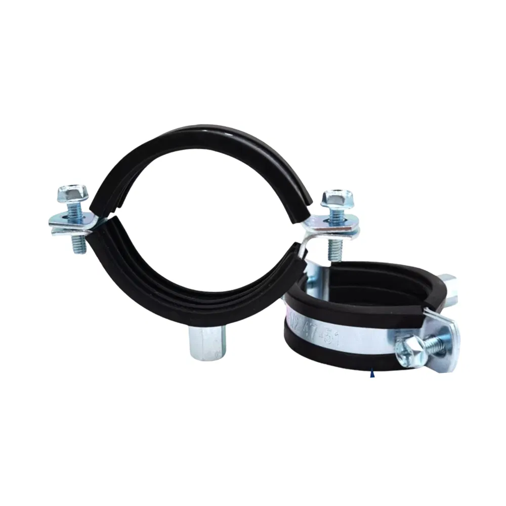 Durable 2mm Heavy Duty Galvanized Pipe Clamp for Mechanical Fastening