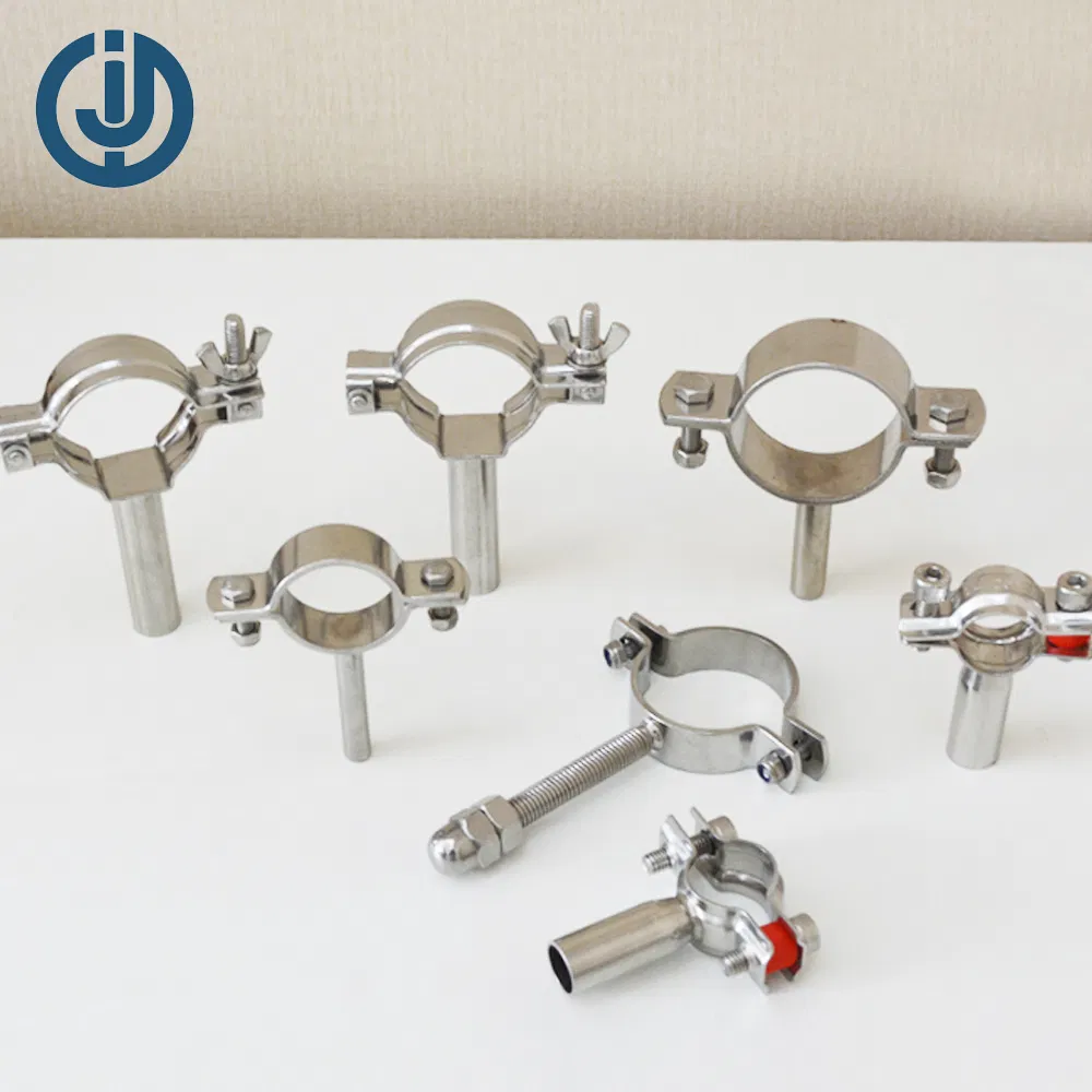 Stainless Steel Sanitary DIN ISO Customized Pipe Clamp Fixed Support