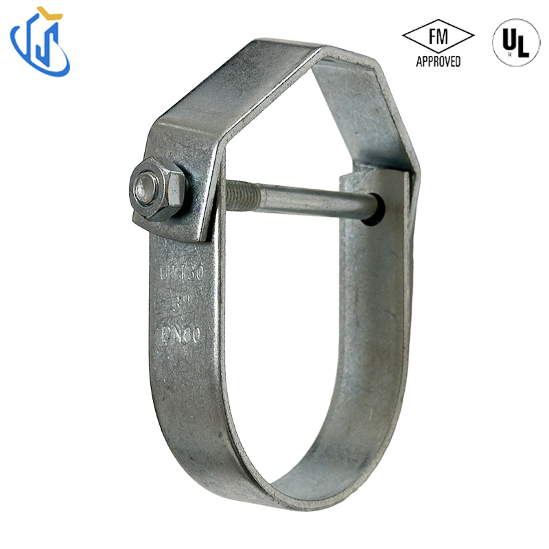 Customize Rigid Seismic Bracing Fitting Horseshoe Shape Tube Conduit Pipe Clamp