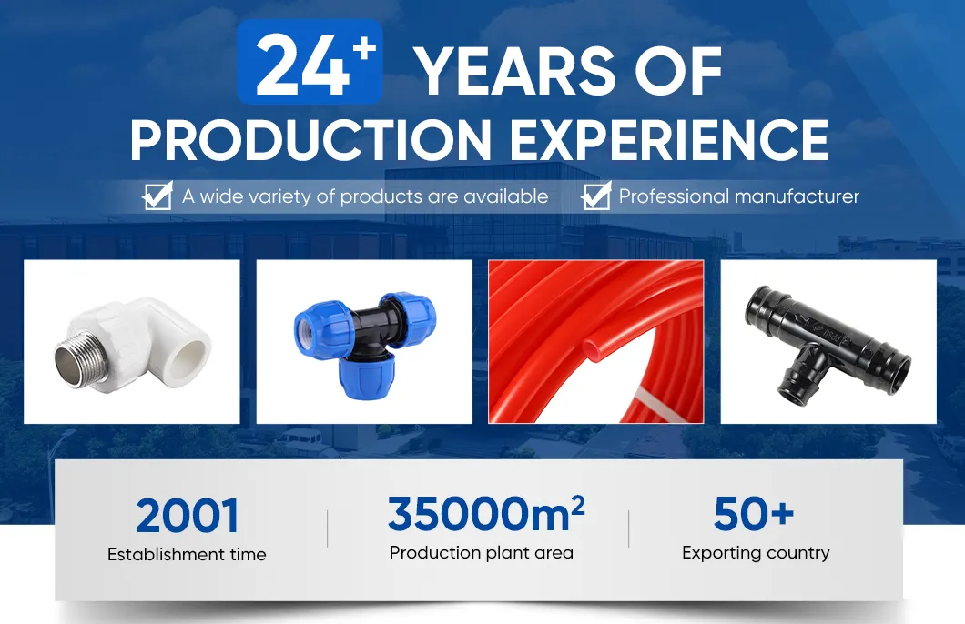 PP Saddle for PE/PVC Irrigation Pipes