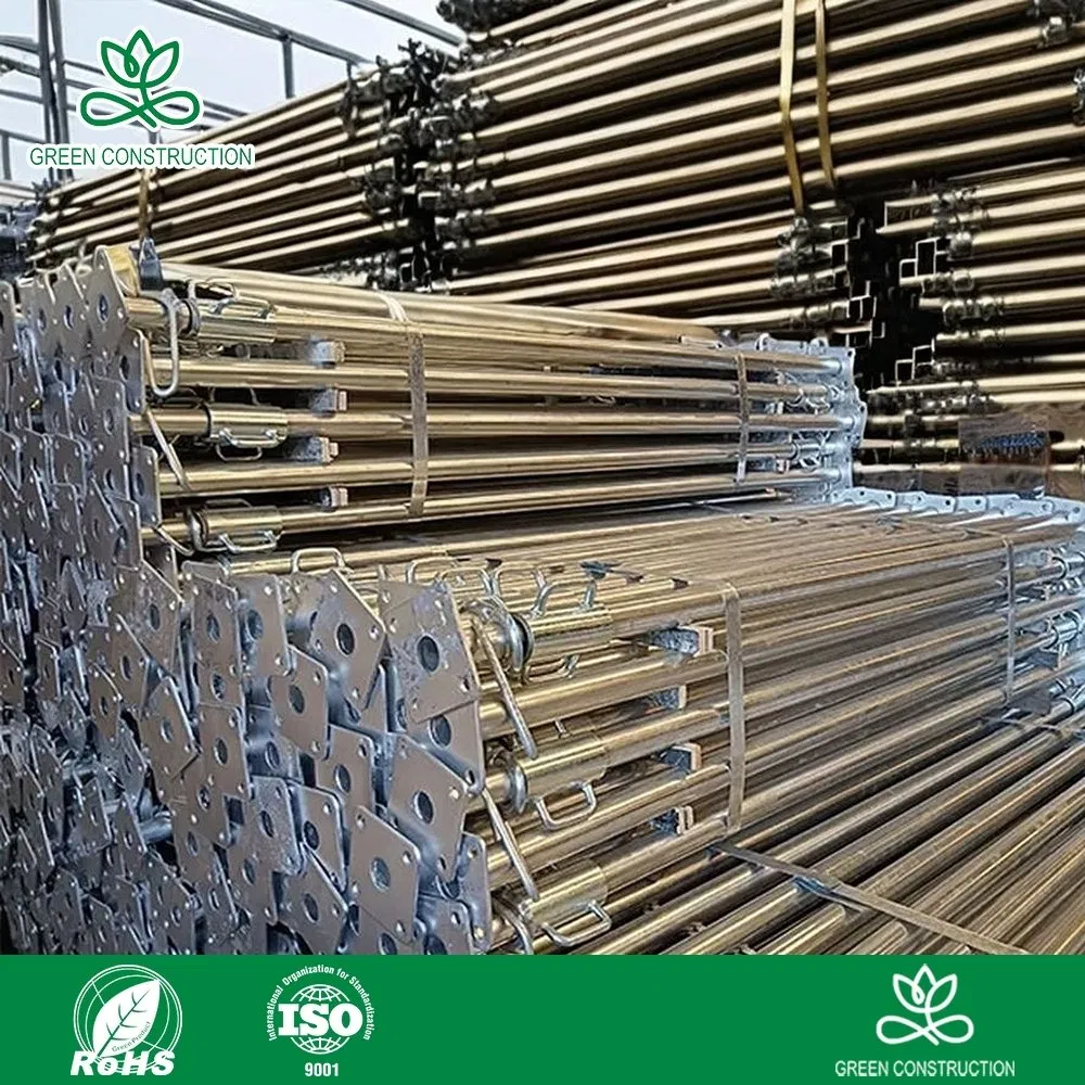 Green Construction Sizes Steel Props Suppliers Excellent Tensile Strength Rod Construction Plate Formwork Support