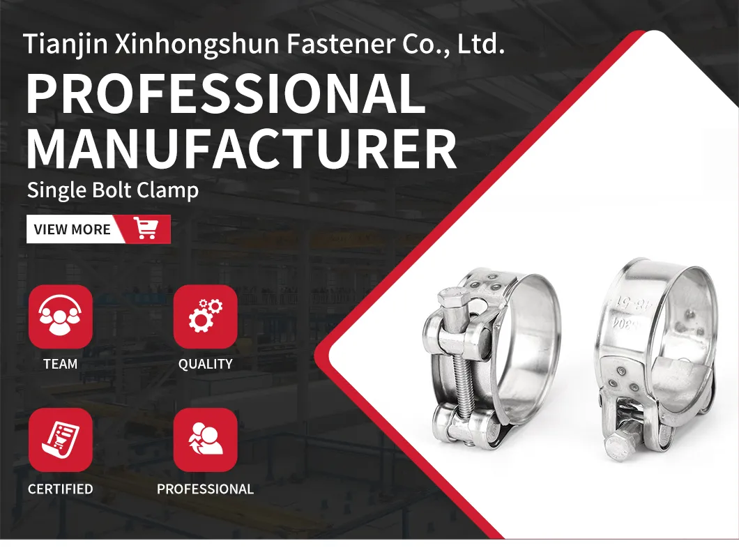 Single Bolt Clamp for Pipe Fixing