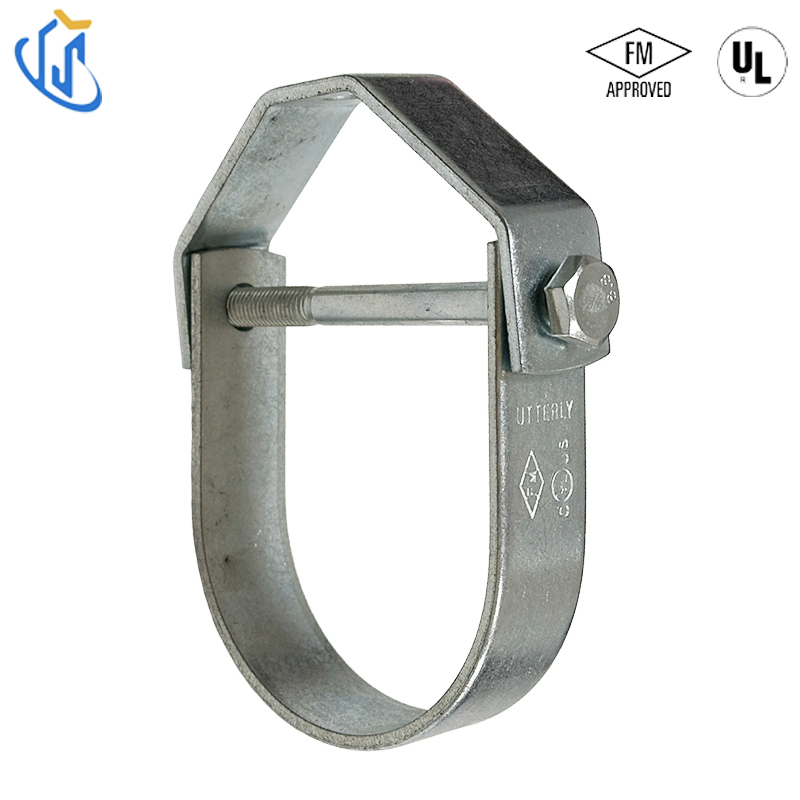 Customize Rigid Seismic Bracing Fitting Horseshoe Shape Tube Conduit Pipe Clamp