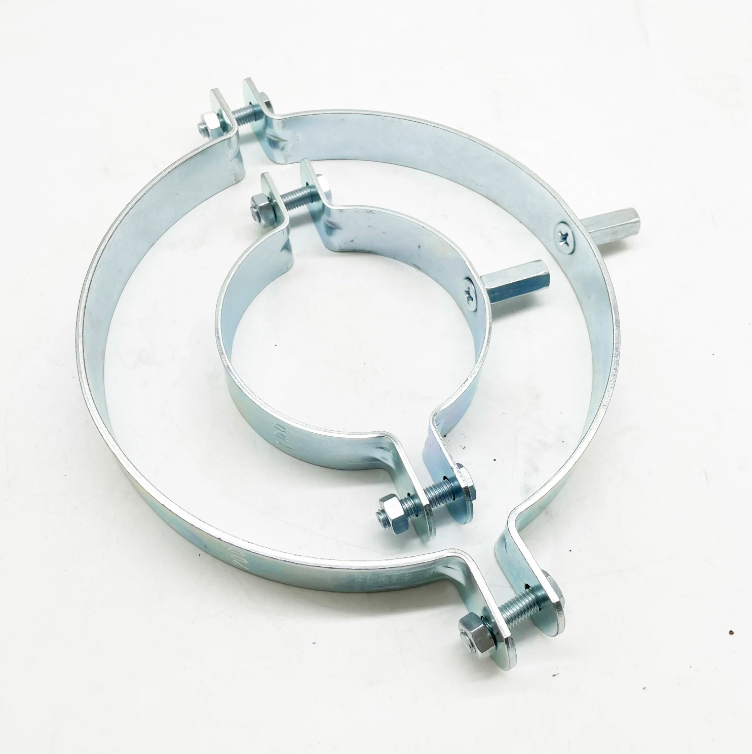 160mm Adjustable Round Duct Clip Pipe Support Bracket for HVAC Duct System