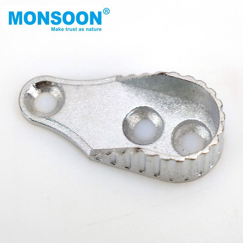 Wardrobe Accessories Tube Fittings Closet Clothes Hanging Rods/Pipe/Tube End Support Zinc Alloy Oval Wardrobe Tube Supports