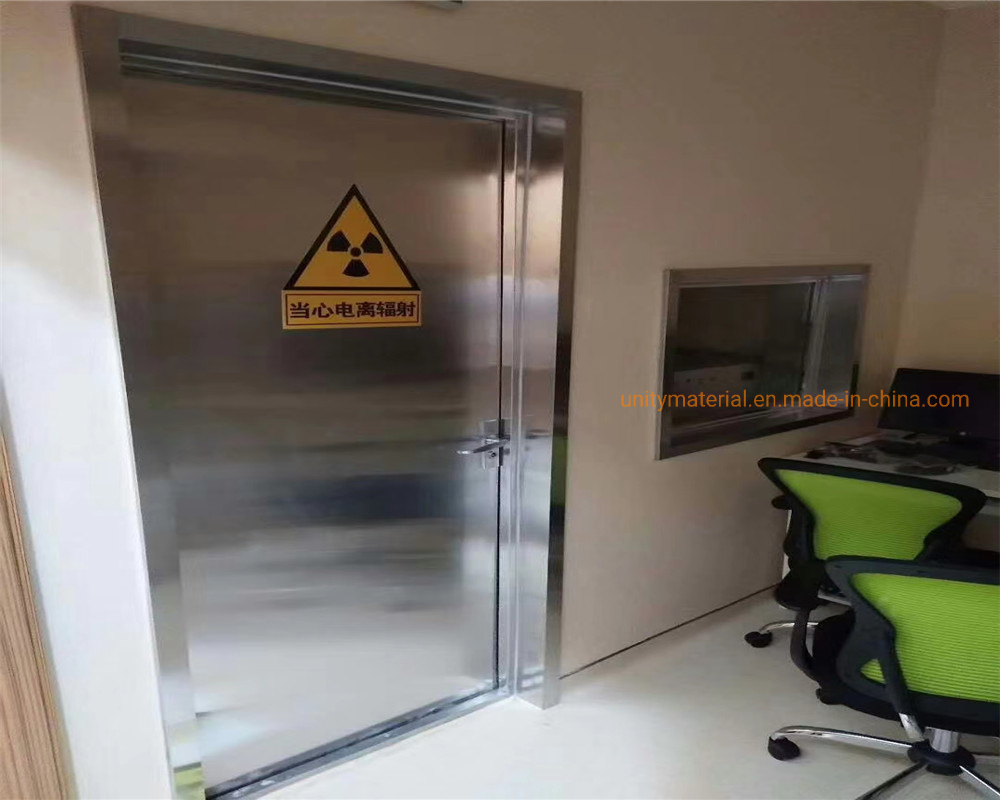 CT Room Protective Radiation Light X-ray Shielding Automatic Sliding Pb Door Lead Door
