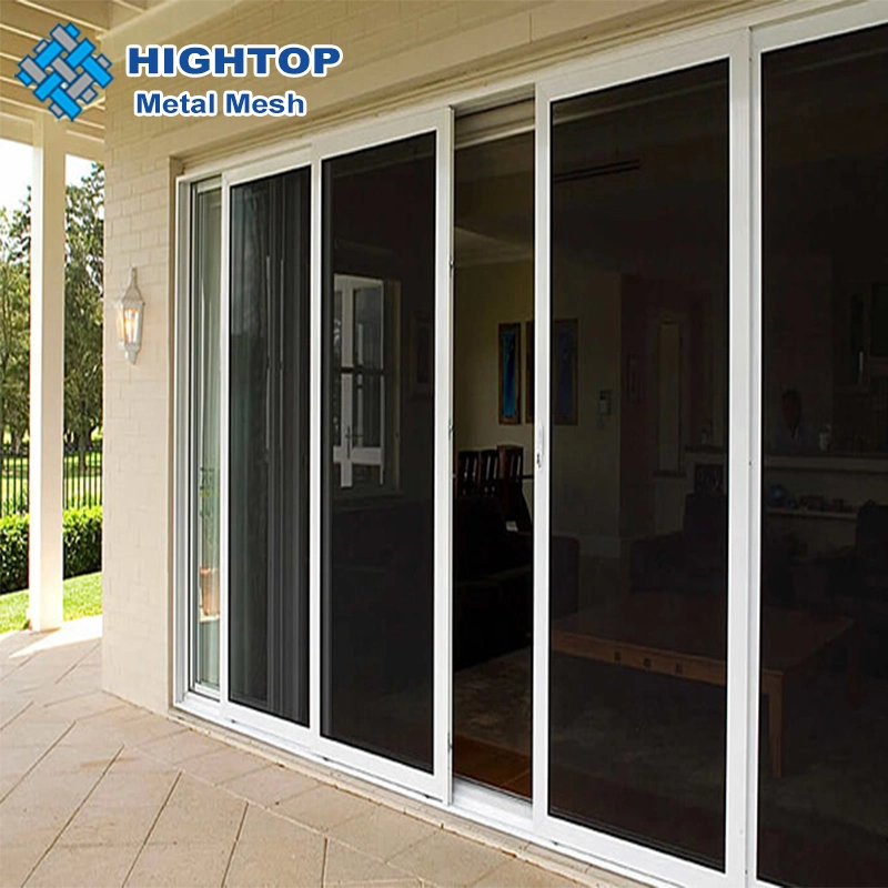 Black Color Stainless Steel Mesh Security Screen Used to House Doors