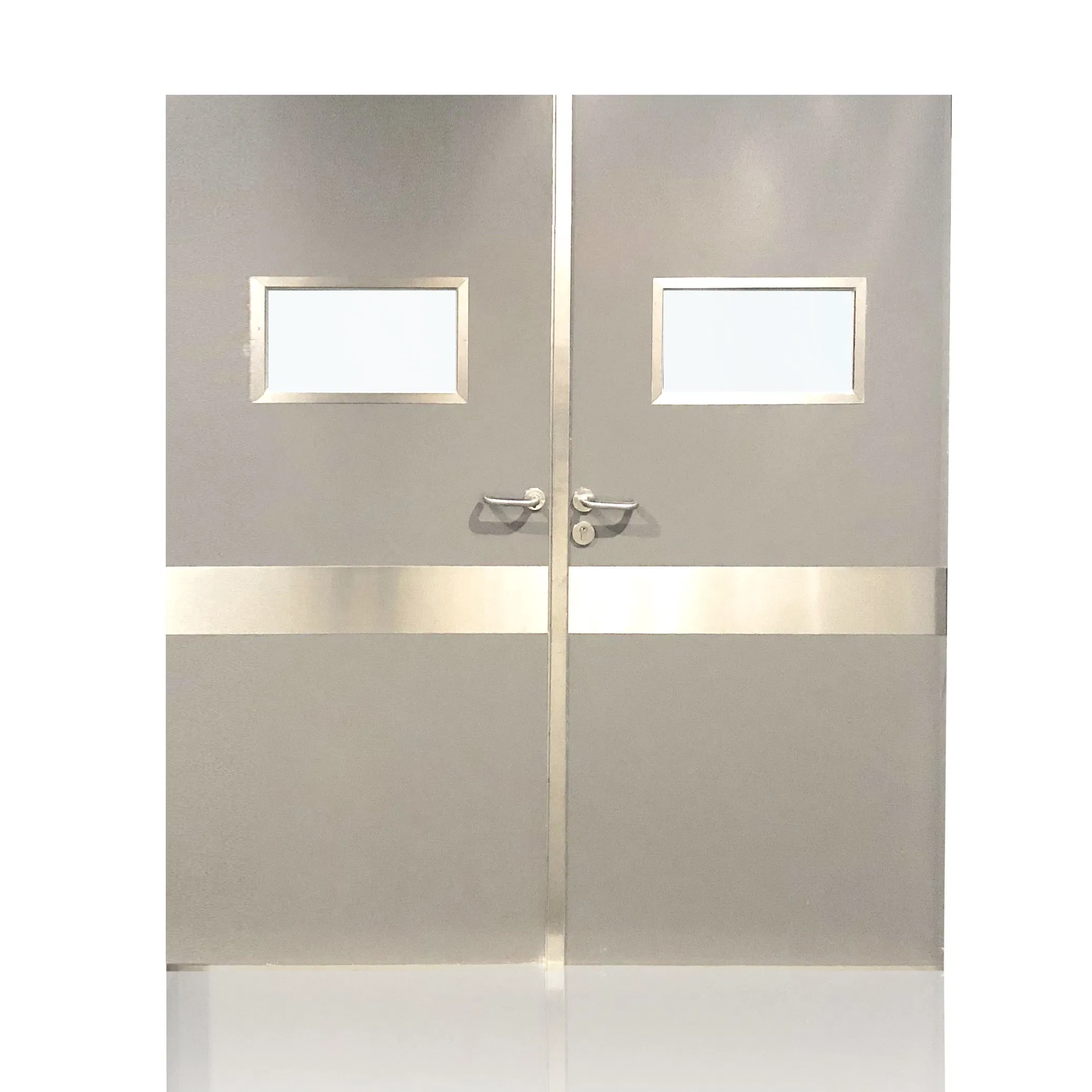 Entrance Medical Double Steel Metal Fire Door Design Hospital Hermetic Doors Panic Door