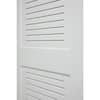 Premium Louvered Security Door with Durable Lock and Peephole