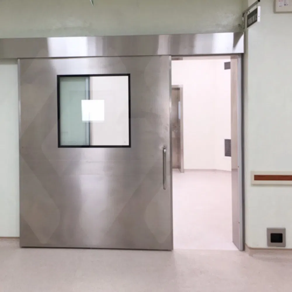 Sealed Automatic Lead Lined Hollow Metal Door X-ray Shielding Sliding Door for Hospital Door