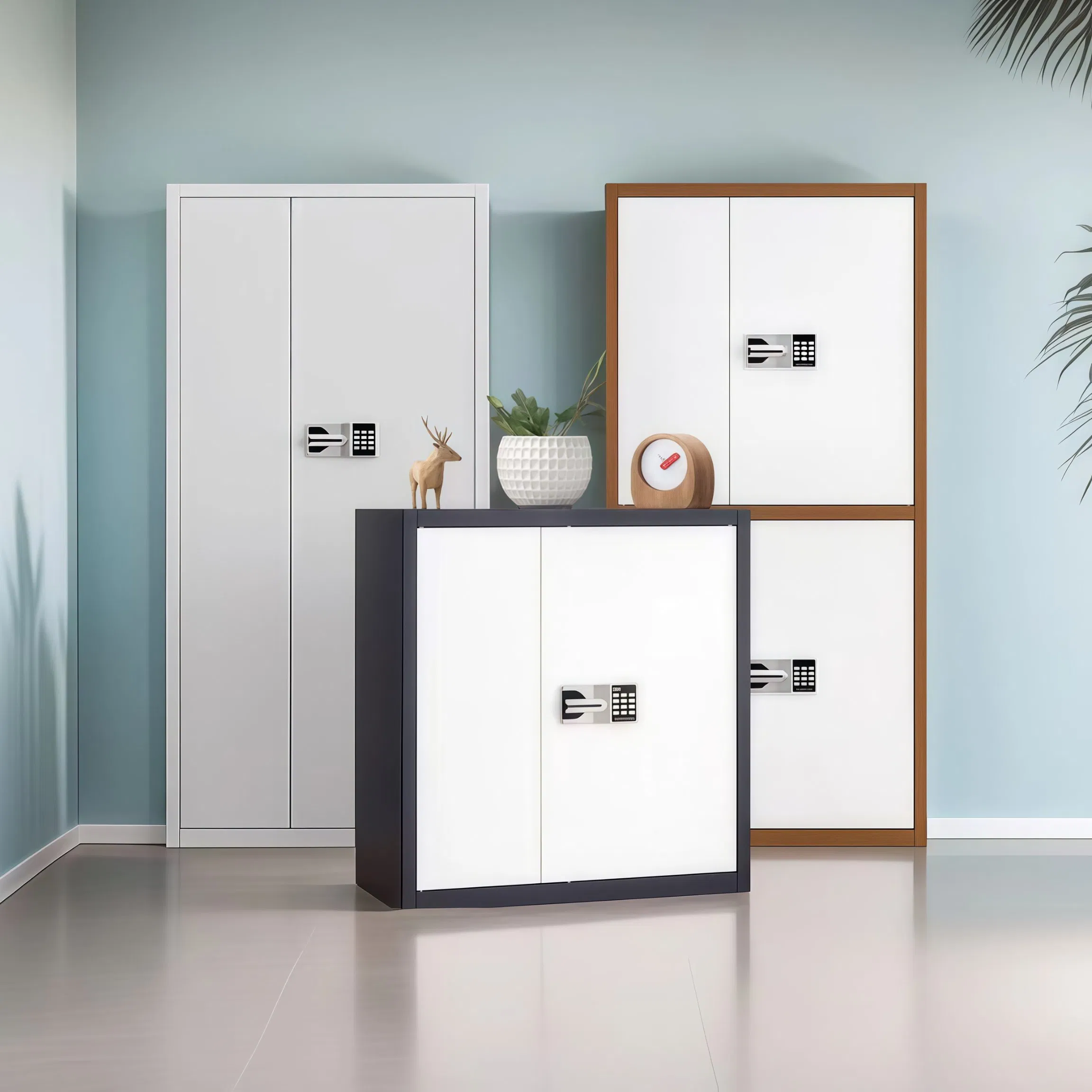 Adjustable Hidden Vault Confidential Cabinet Modern Design Metal Safe System Cabinet for School Workshop Gymnasium-Filing Cabinet