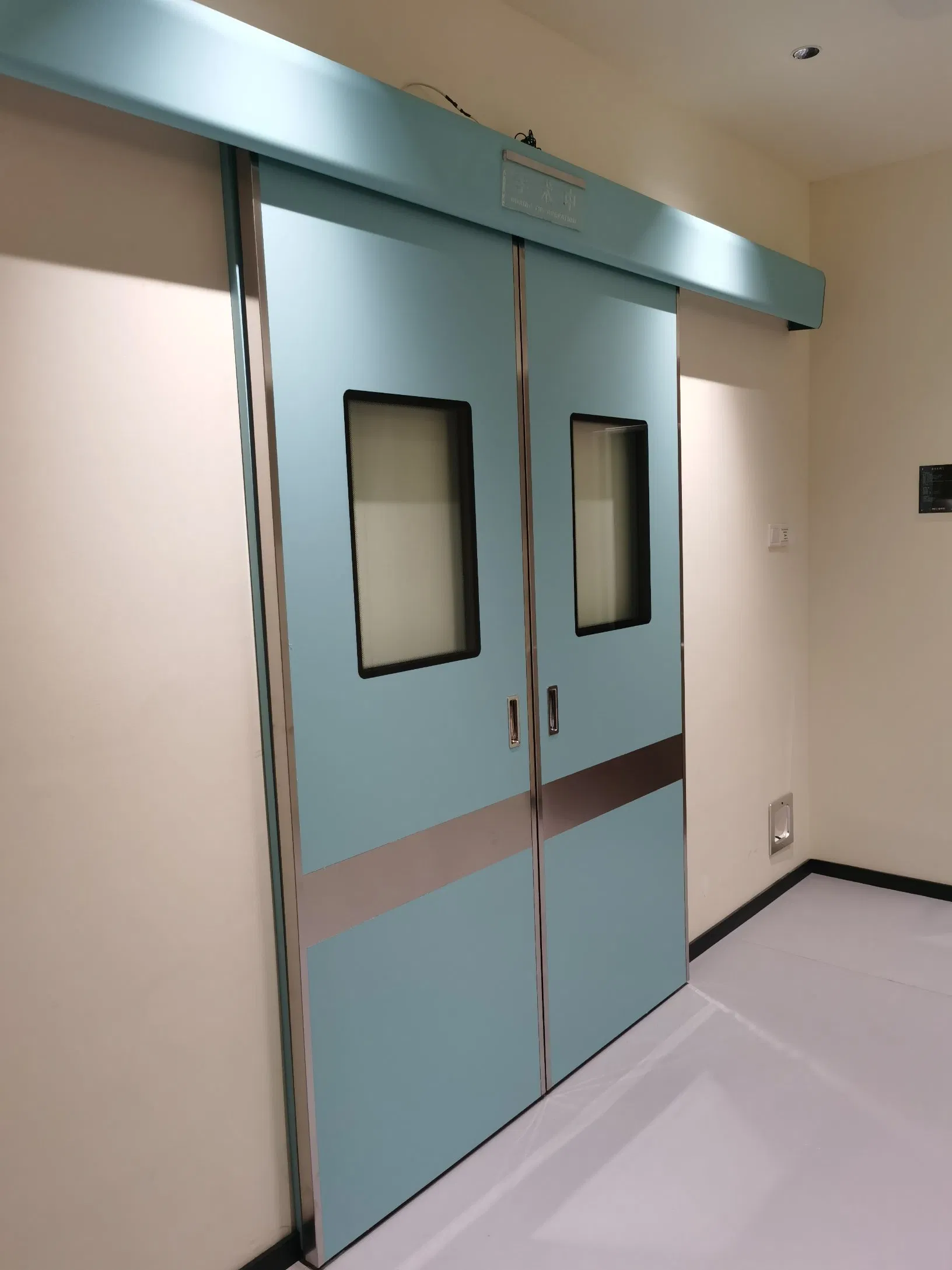 CT Room Protective Radiation Light X-ray Shielding Automatic Sliding Door 2mmpb 3mmpb Lead Door