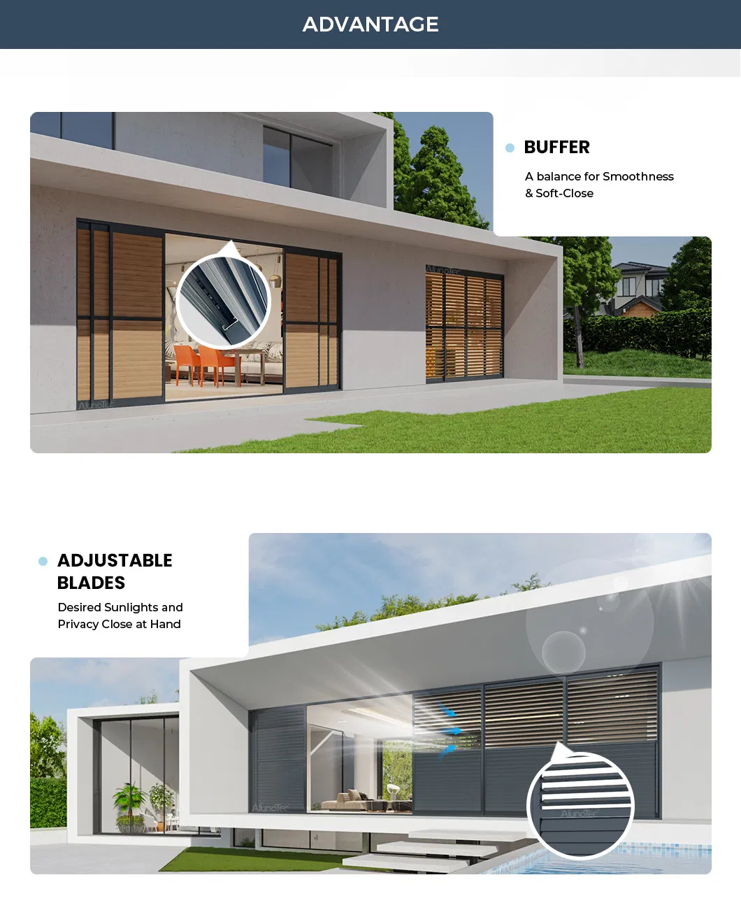 Sliding Louvered Detail 3