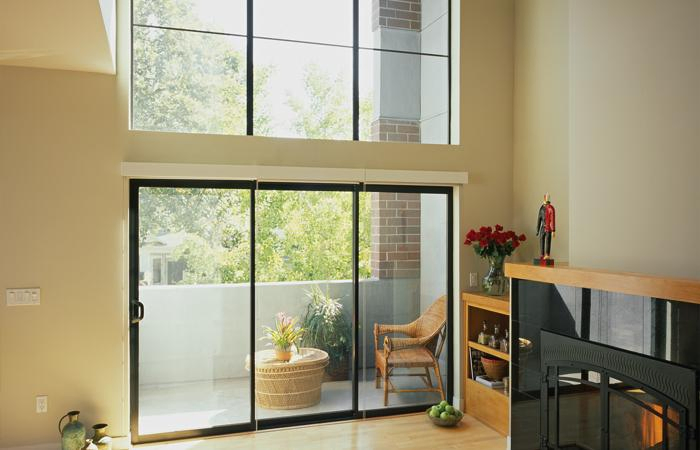 New European Aluminum Sliding Door with Stainless Steel Mesh Mosquito Net