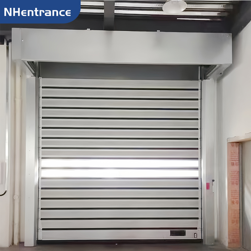 Aluminum Electric Automatic Spiral Roller Shutter Roll up High Speed Industrial Commercial Garage Door