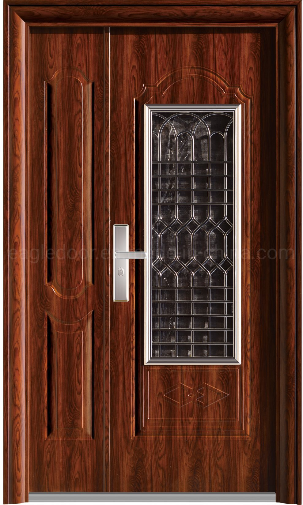 Cheap Antique Exterior Anti Theft House Stainless Steel Wire Mesh Jamaica Steel Security Door