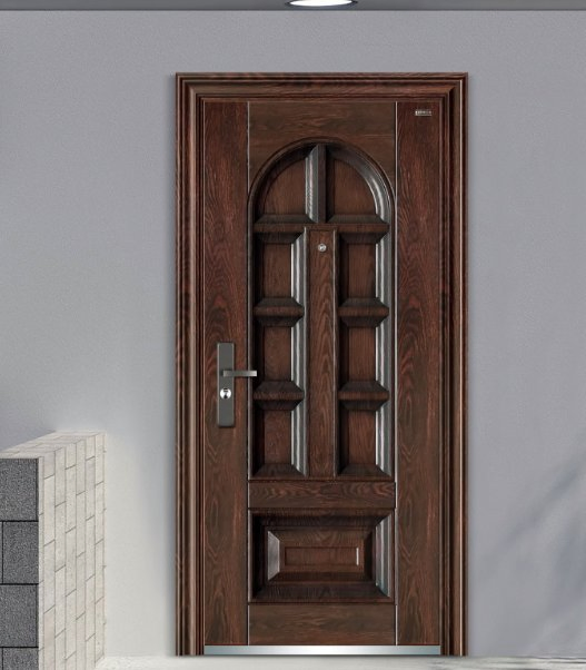 Modern Security Stainless Steel Iron Single/Mother-Son/Double Door Factory Customized Satety Entrance Main Metal Door