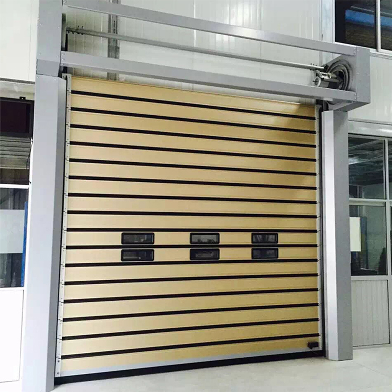 China Manufacturing Plant High Speed Intelligent Industrial Automatic Rapid Aluminum Roller Shutter Spiral Door